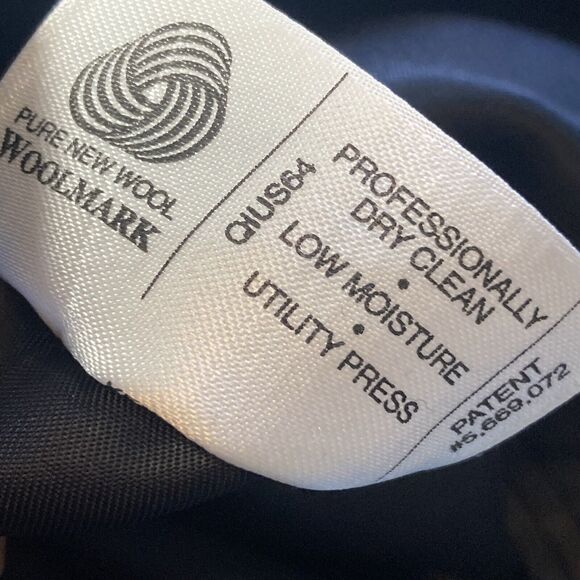 Daniel Cremieux Dillards Blazer Mens 44R Wool Blue Strip‎ Single Breasted - Picture 10 of 11